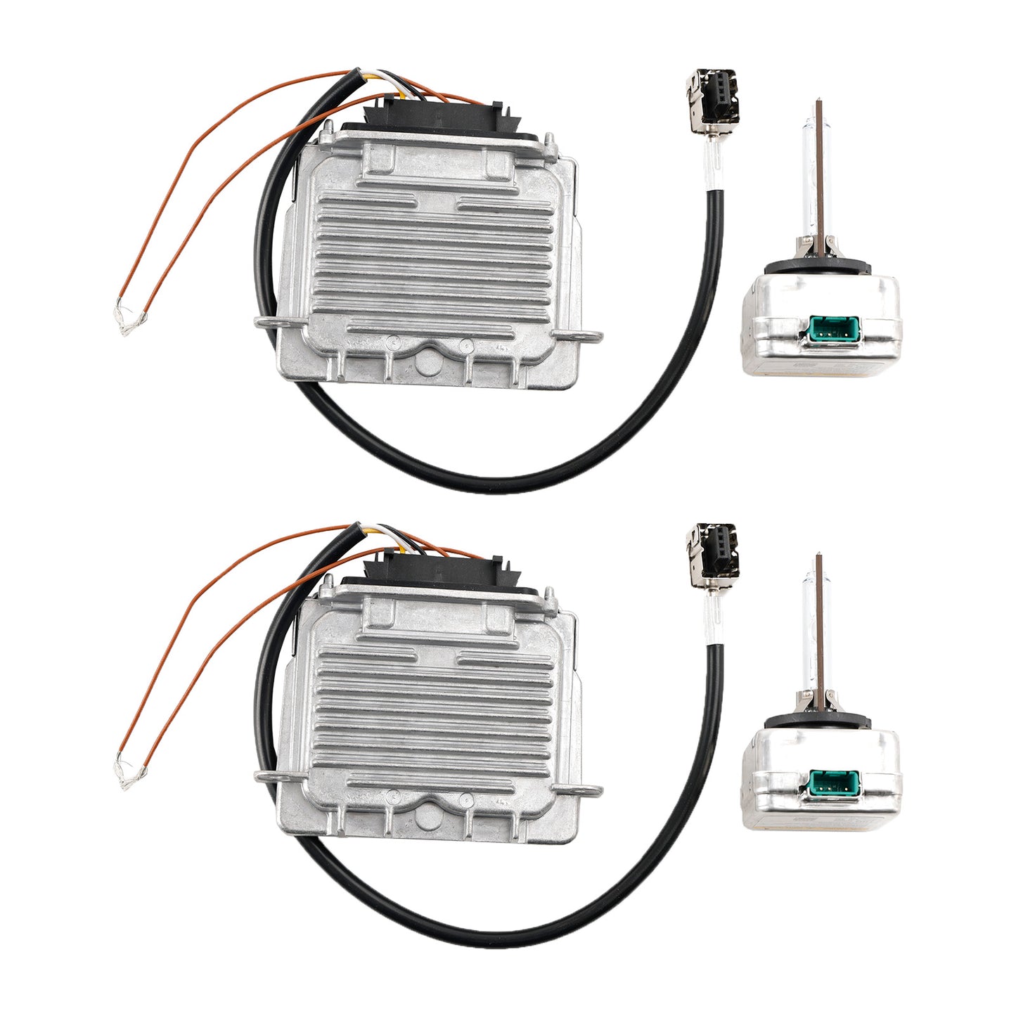 2x Scheinwerfer-Vorschaltgerät und D3S-Glühlampenkabel-Steuergerät für Grand Cherokee 2014–2020