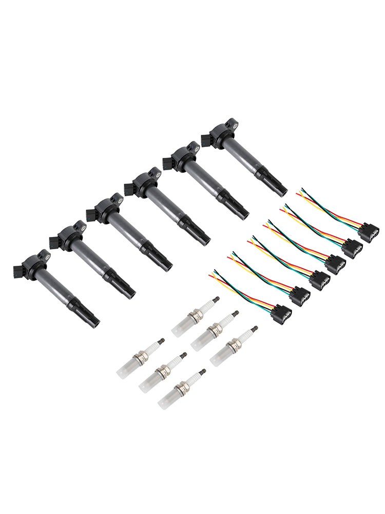 2016 Lexus IS300 RC300 6 Zündspulen + Stecker + Zündkerze UF487 90919-02251