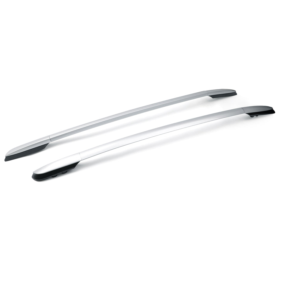 2014-2019 Toyota RAV4 Aluminium Factory Silver Top Dach Rack Side Rails Bar