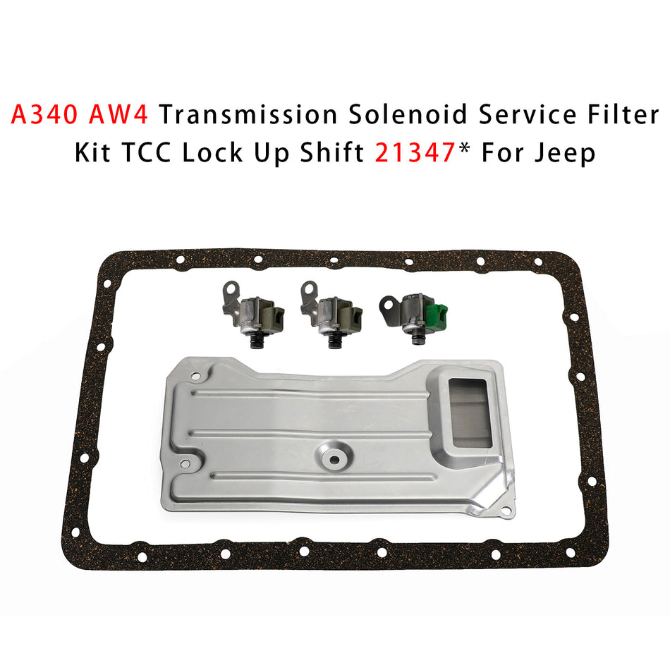 A340 AW4 Getriebe Solenoid Service Filter TCC Lock Up Shift 21347 Für Jeep
