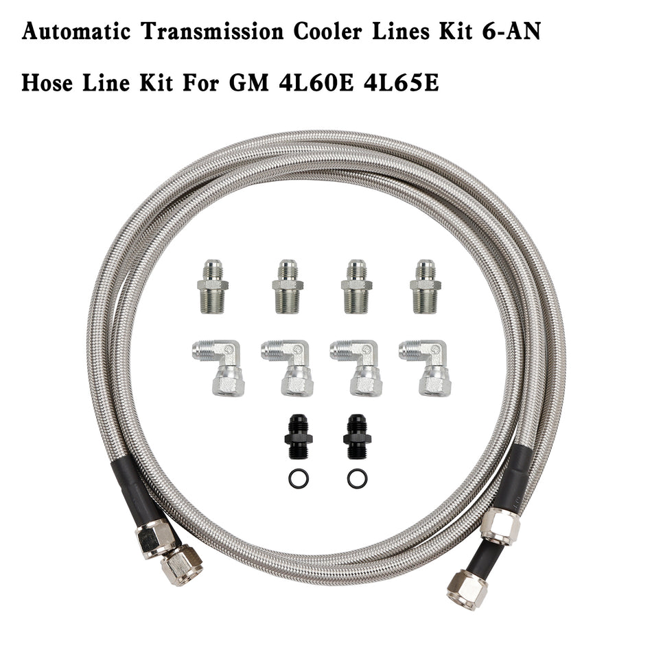 Automatik Getriebekühler-Linien Kit 6-an Schlauchleitungskit für GM 4L60E 4L65E