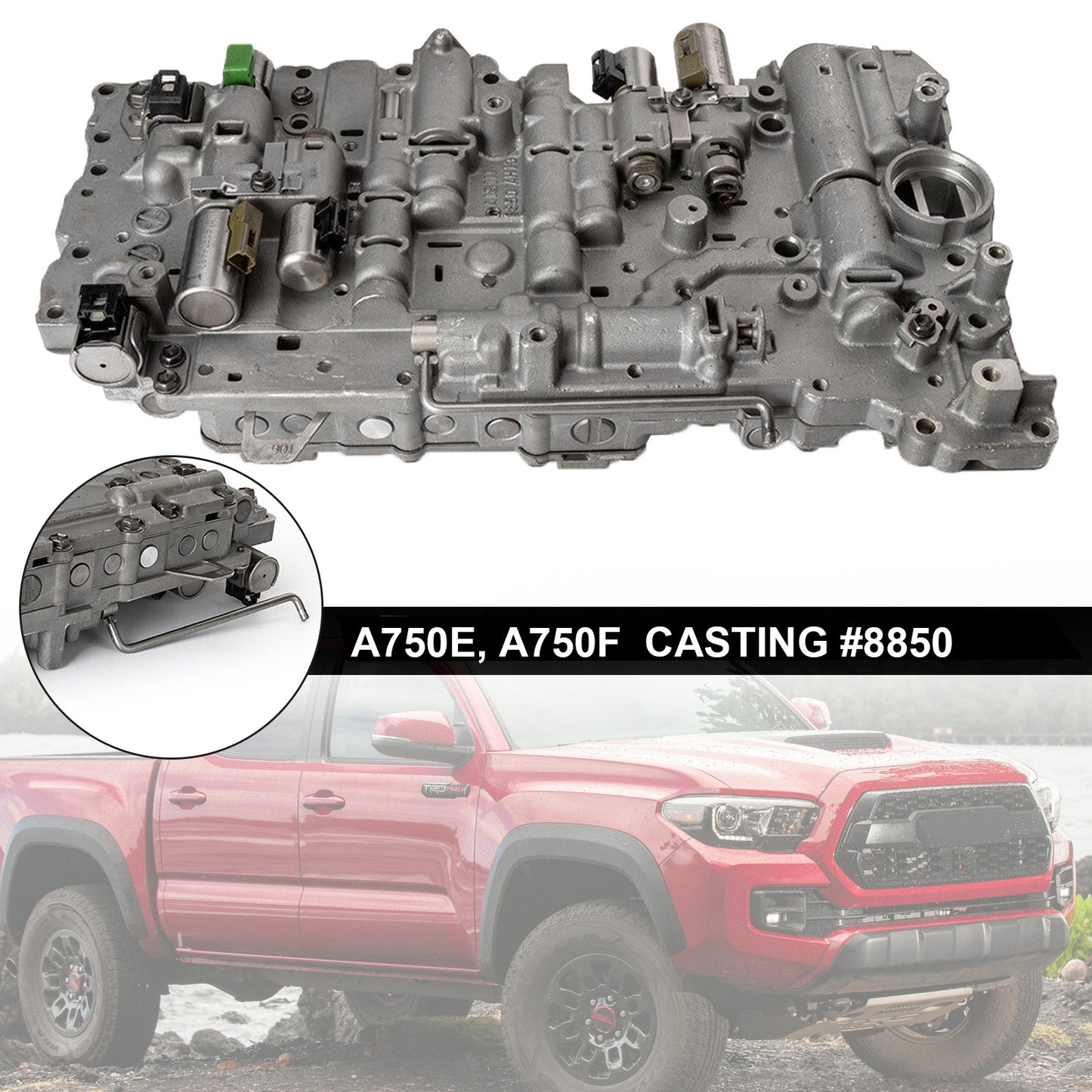 2002–2014 Toyota Hilux Surf sw4 Vigo 5 SP R/AWD 3.0L 4.0L 4.7L A750E/F Getriebeventilk?rper mit Magnetspulen TB-50LS #89010