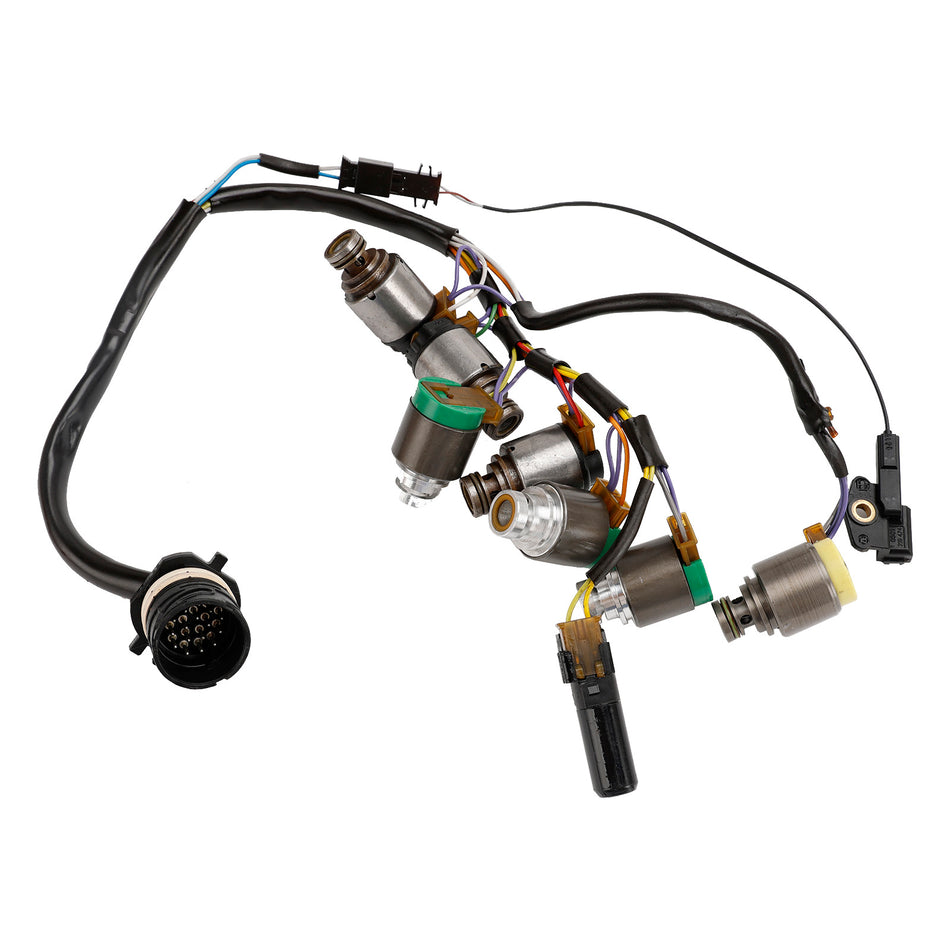 Audi A6 1997–2005 5 SP F/AWD L4 1.8L V6 2.4L 3.0L 7PCS 5HP19 Getriebemagnetventile mit internem Kabelbaum