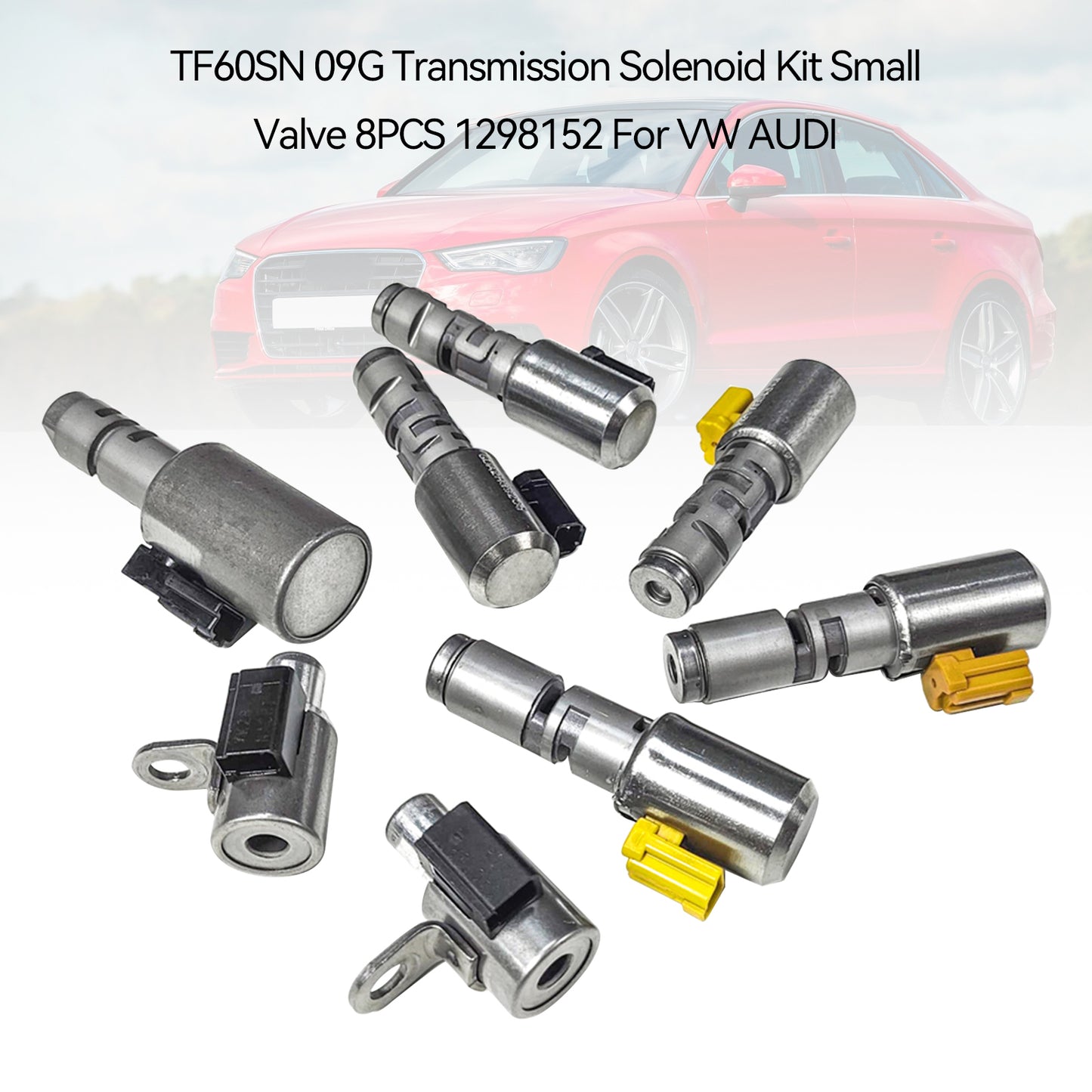 TF60SN 09G Getriebe-Magnetventil-Kit Kleines Ventil 8PCS 1298152 für VW AUDI