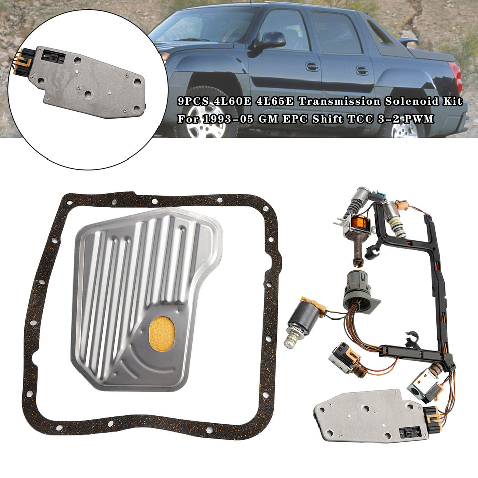 1994-2002 Camaro v8 5,0 l 5,7 l 4-Gang 9-teiliges Getriebe-Magnetschalter-Kit 24212690