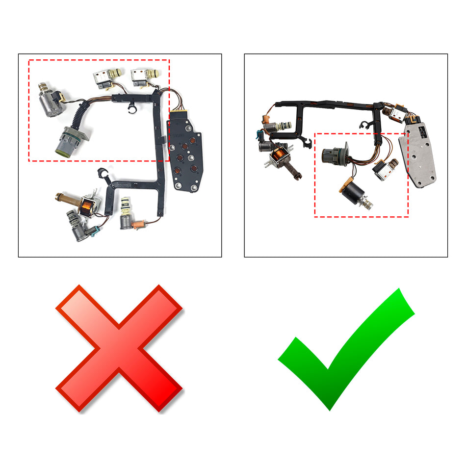 9-teiliges Getriebe-Magnetschalter-Kit 1993-1996 Cadillac Luxusauto V84,9 l 5,7 l 4-Gang  24212690