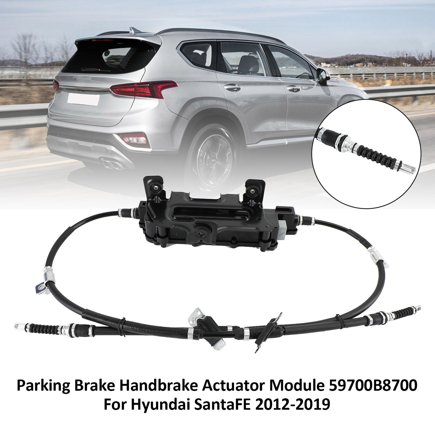 Module de commande d'actionneur de frein de stationnement Hyundai Santafe 59700B8700 2012-2019