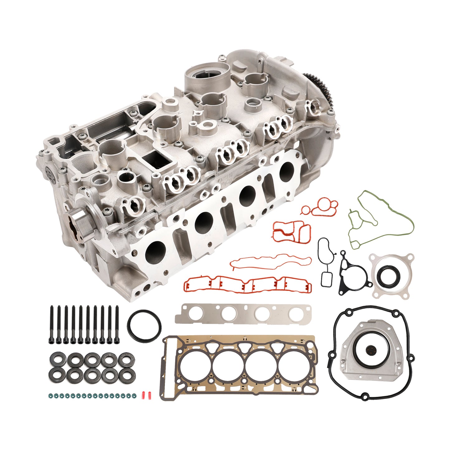 Komplette Motor-Zylinderkopf-Baugruppe, Kurbelwelle + Dichtungssatz für Audi A4 Q5