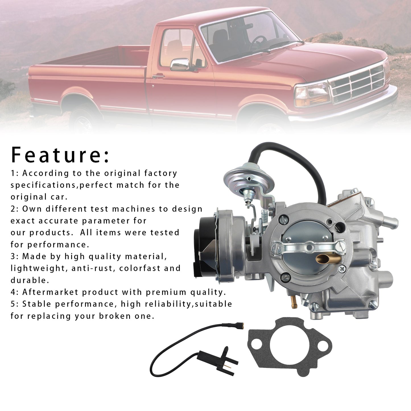 1965–1985 Ford F100 F150 F250 F350 Vergaser 16010-FD300