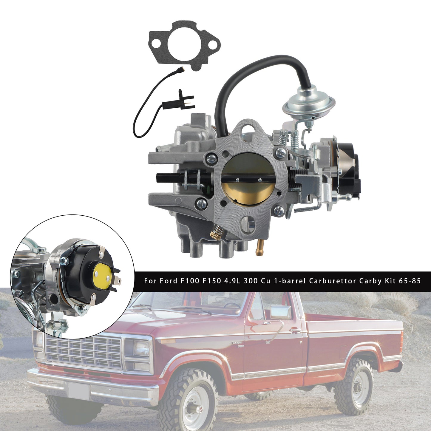 1965-1985 Econoline E-Serie E-100nE-150 E-250 E-350Vergaser 16010-FD300