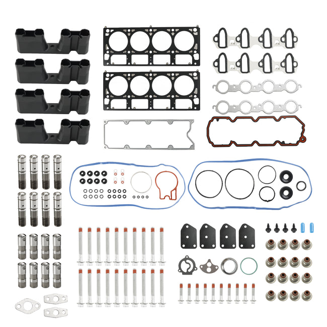 2007 Chevrolet Silverado 1500 Classic 5.3L 5328CC 325CID V8 ELECTRIC/GAS OHV, (16 Valve) AFM Lifter Replacement Kit Kopfdichtungssatz Kopfschrauben Heber Guides Fedex Express Generic