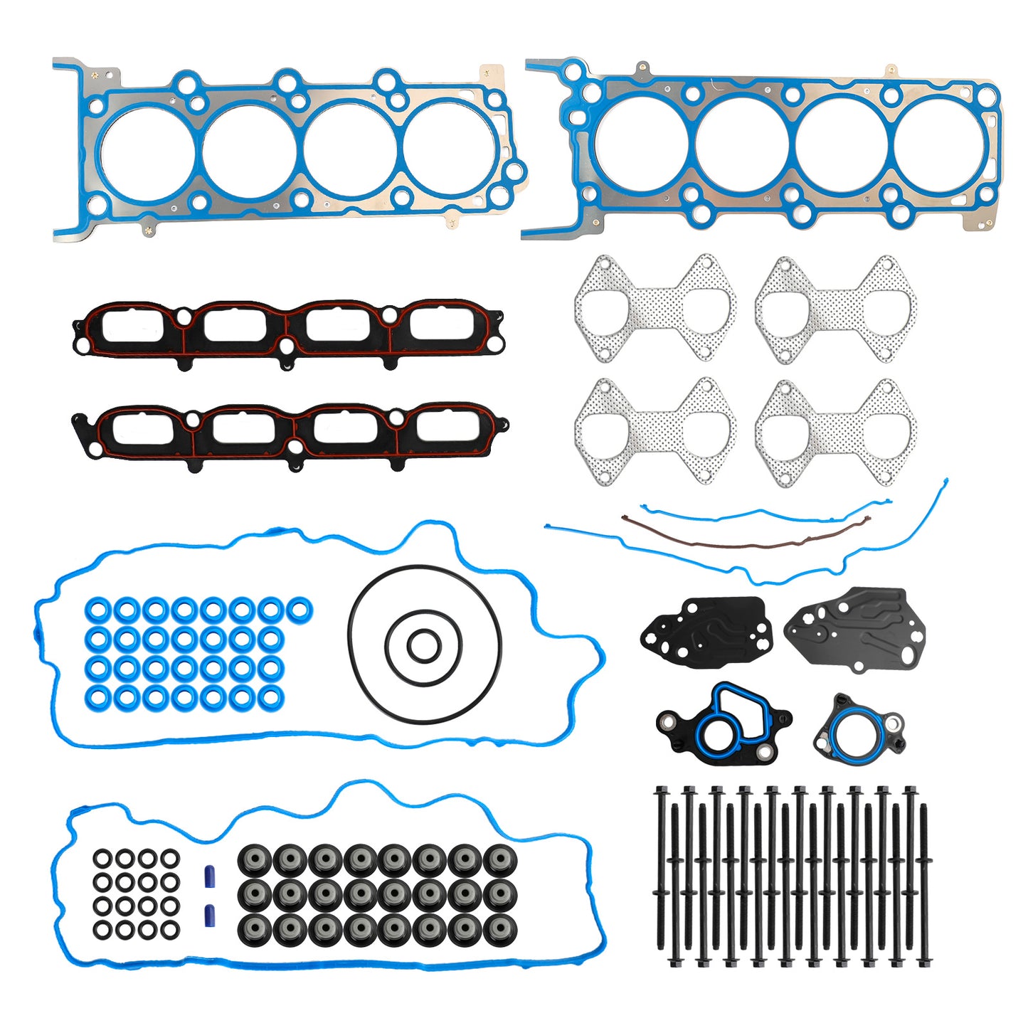 2004–2006 Ford F-150 5,4 l 24 Ventilkopfdichtungssatz, Schrauben HS26306PT ES72798