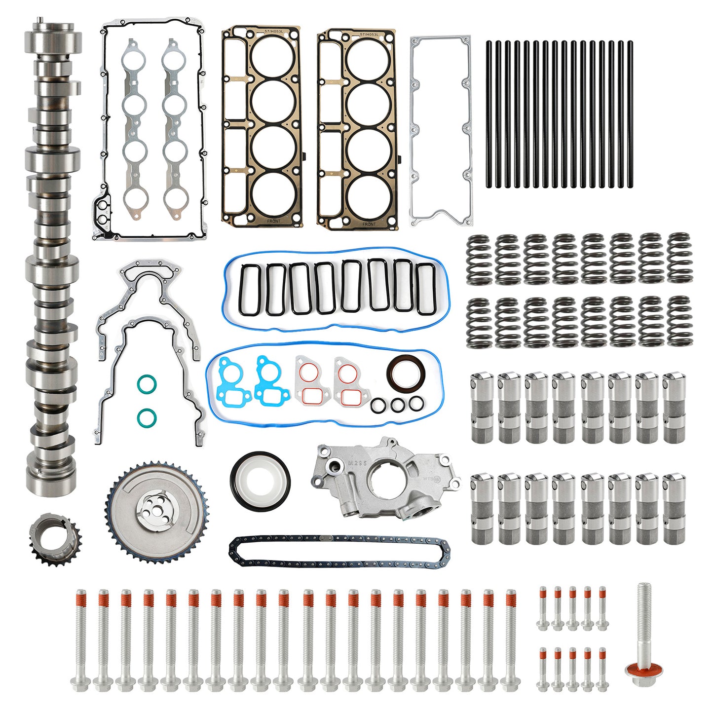 1993-1997 Factory Roller LT1 und 305-350 Chevy-Motoren Sloppy Mechanics Stage 2 Nockenwellenheber-Kit