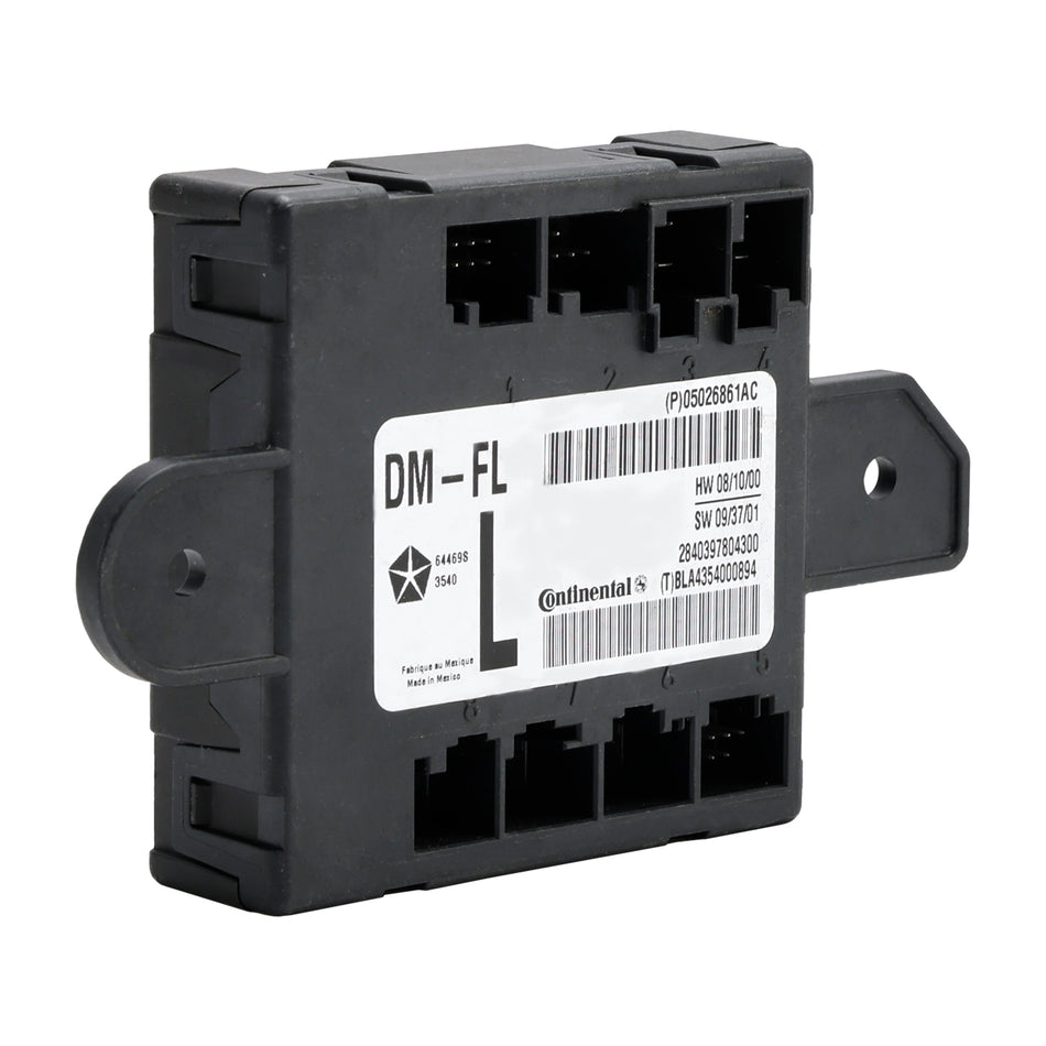 05026861AC Front Left Driver Door Module für Dodge Chrysler 2008-2016