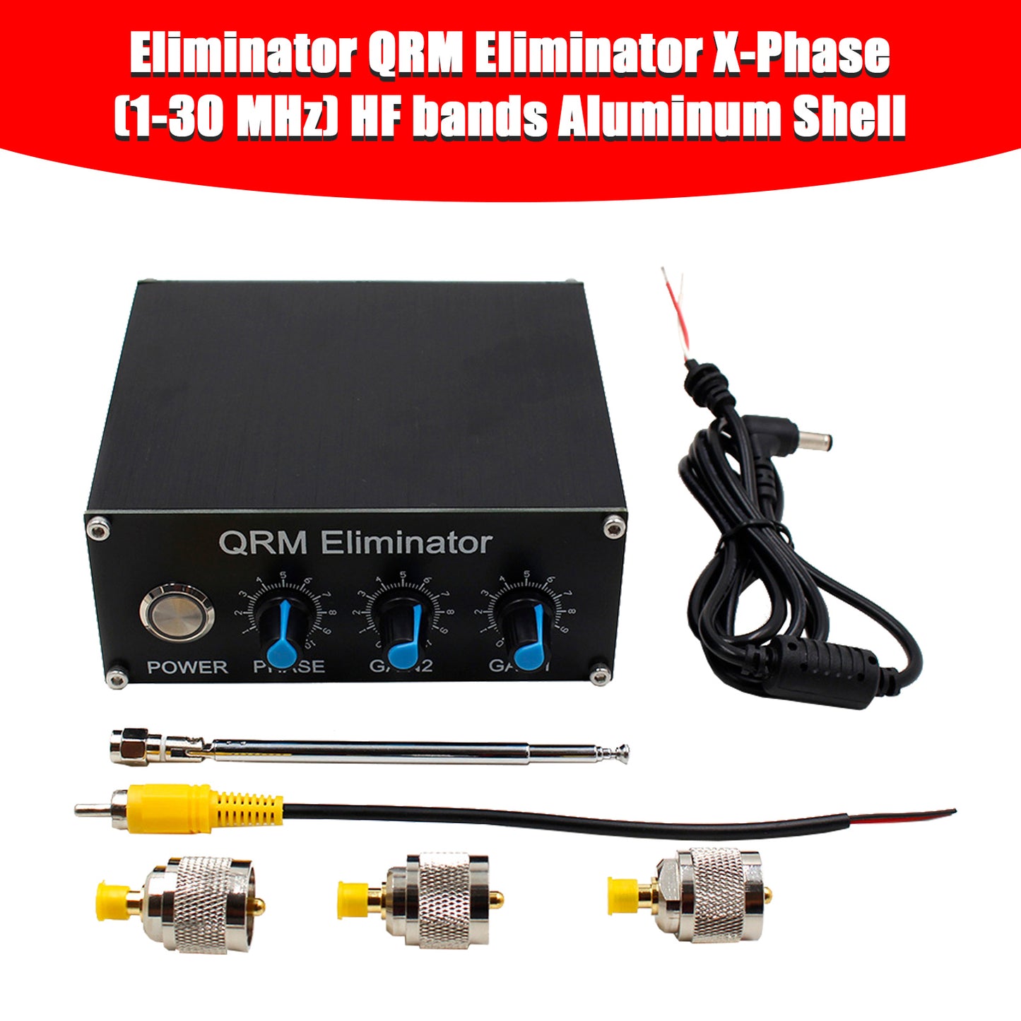 Eliminator de deuxième génération QRM Eliminator X-Phase (1-30MHz) HF Bands Box