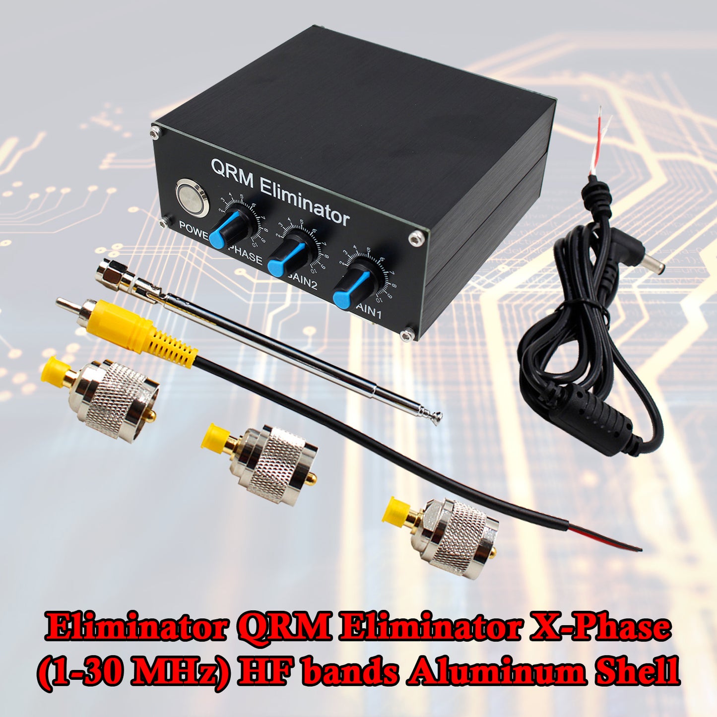 Eliminator de deuxième génération QRM Eliminator X-Phase (1-30MHz) HF Bands Box