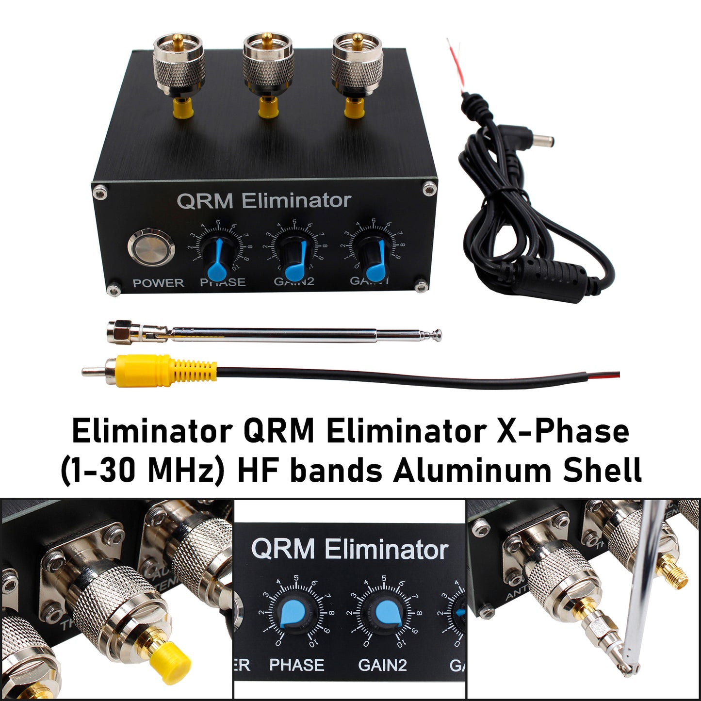 Eliminator de deuxième génération QRM Eliminator X-Phase (1-30MHz) HF Bands Box