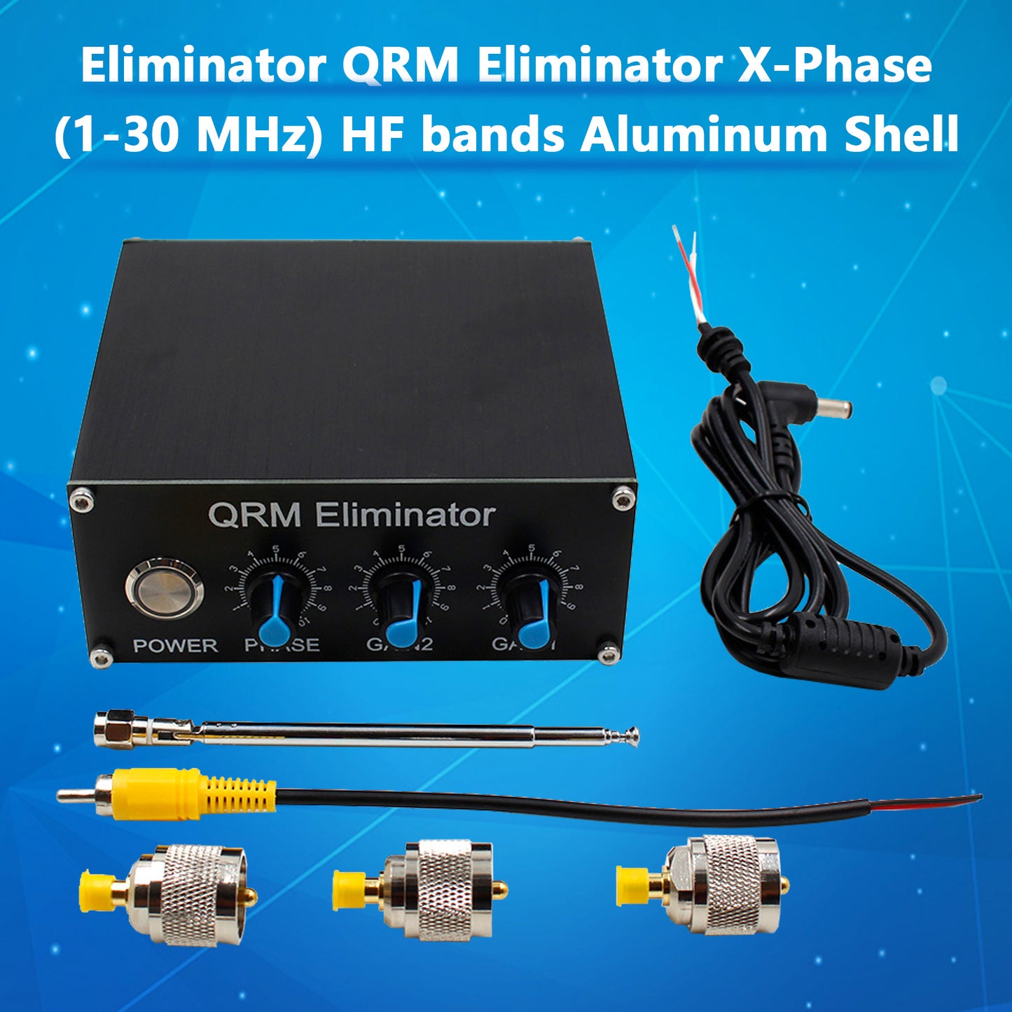 Eliminator de deuxième génération QRM Eliminator X-Phase (1-30MHz) HF Bands Box