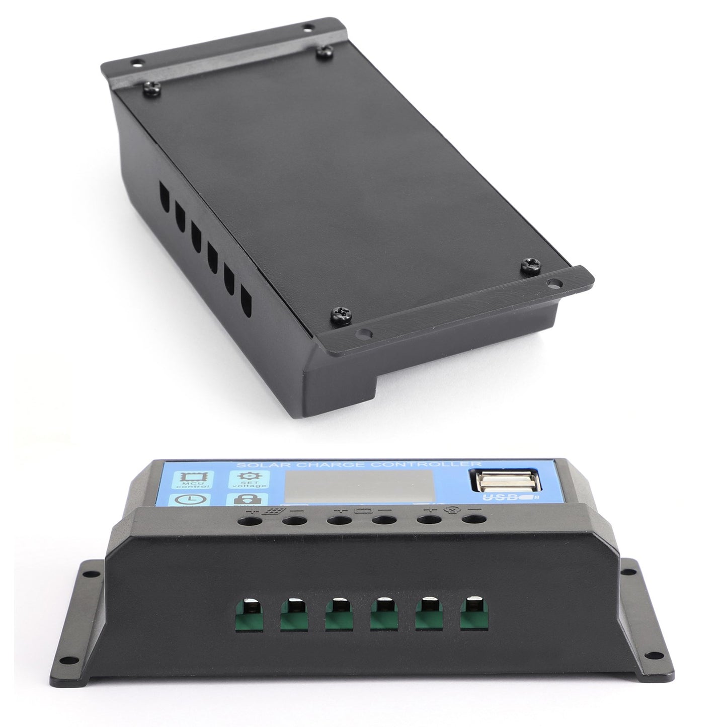 10A-60A PWM Laderegler Controller Panel Batterieregler 12V 24V 36V 48V 60V Autofokus Track