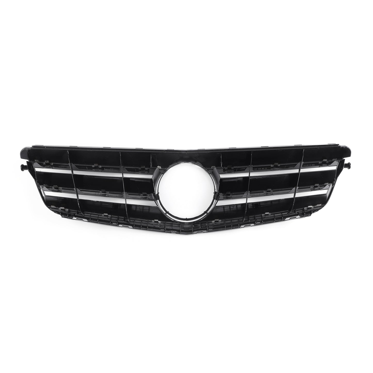 Frontstoßstangengitter passend für Benz C-Klasse W204 mit LED-Emblem C300/C350 08–14 schwarz