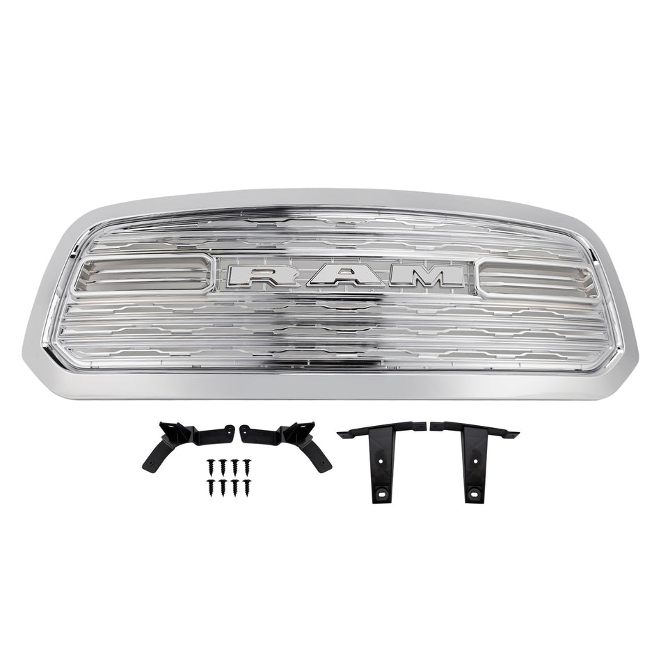 Frontstoßstangengrill im Stil des Dodge Ram 1500 LTD (2013–2018), verchromt