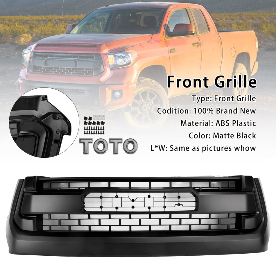 2014–2018 Toyota Tundra TRD PRO Mattschwarzer Waben-Frontgrill