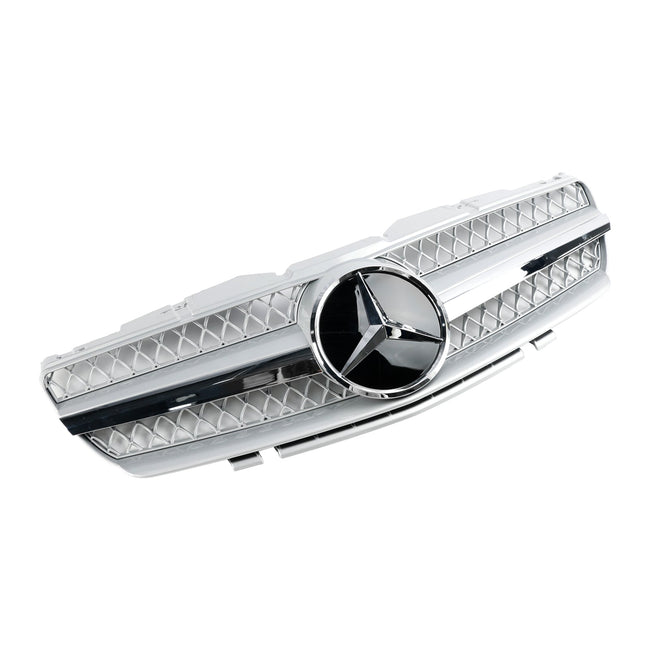 2003-2006 Mercedes R230 SL500 SL600 1 Finne Frontstoßstange Obergrill