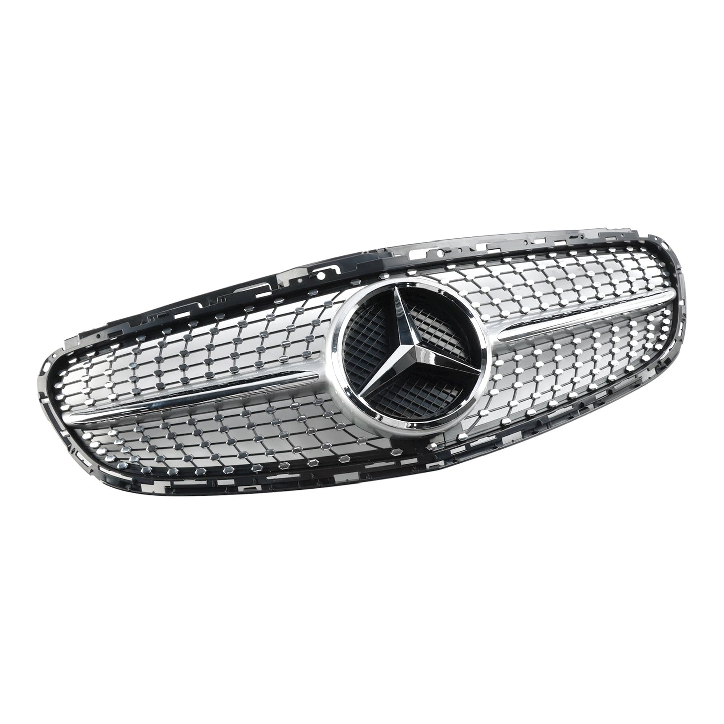 Diamant-Frontgrill für die Stoßstange, passend für Mercedes E-Klasse W212 2013–2016 Facelift