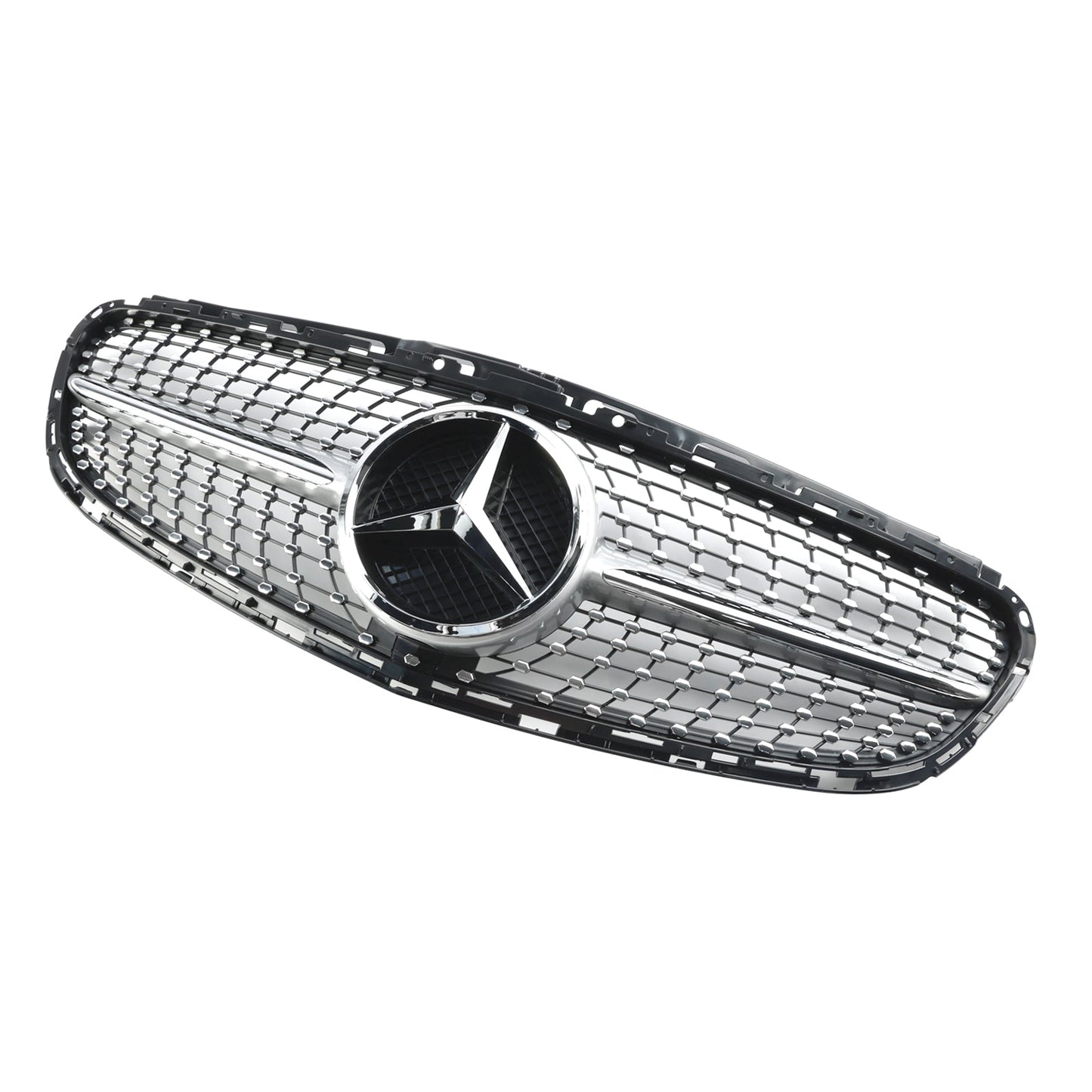 Diamant-Frontgrill für die Stoßstange, passend für Mercedes E-Klasse W212 2013–2016 Facelift