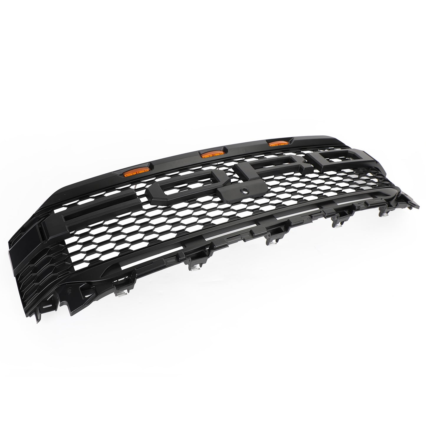 Replacement ABS Front Bumper Grille Grill W/ LED Für Ford F150 2021-2023 Raptor