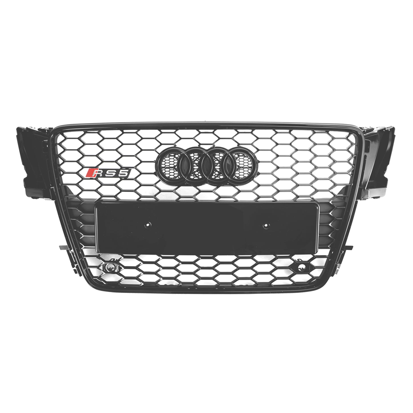 RS5 Style Hood Henycomb Sport mesh Grill Grille Für AUDI A5 S5 B8 2008-2012