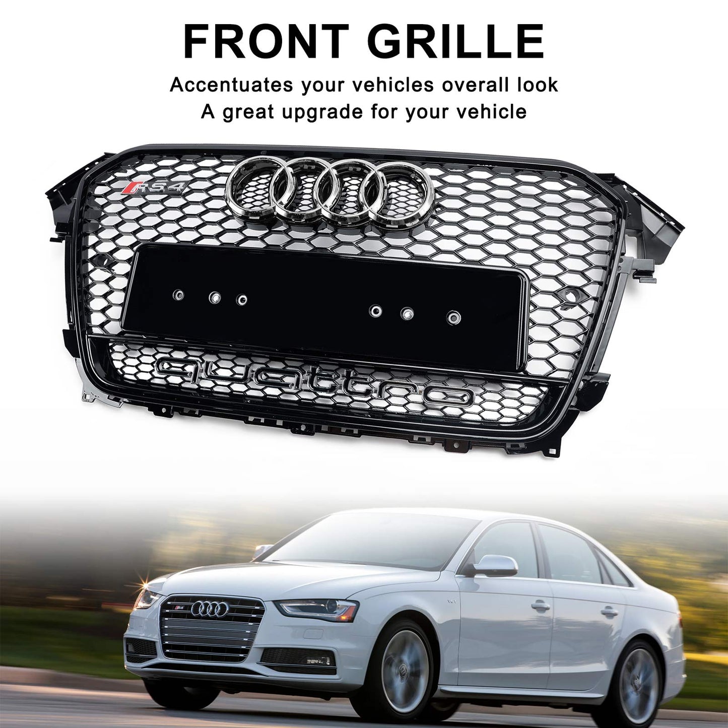 2013–2016 Audi A4 S4 B8.5 mit Frontgrill im Quattro RS4-Stil