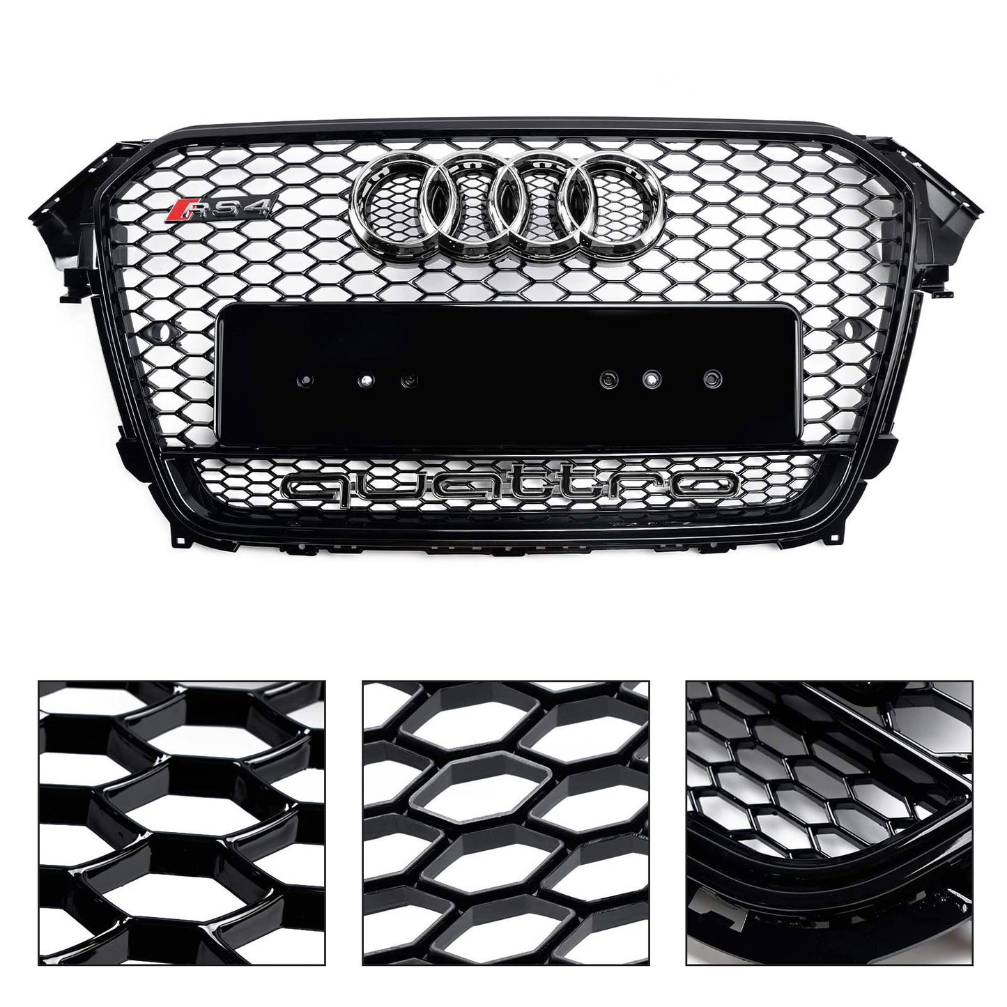 2013–2016 Audi A4 S4 B8.5 mit Frontgrill im Quattro RS4-Stil