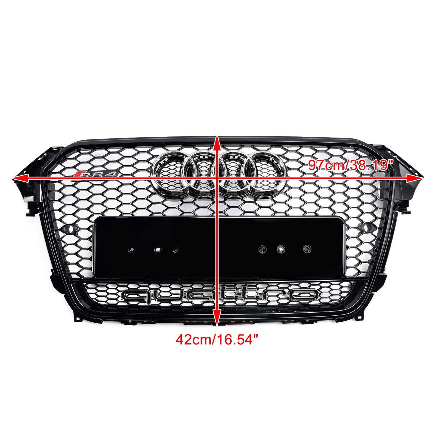 2013–2016 Audi A4 S4 B8.5 mit Frontgrill im Quattro RS4-Stil