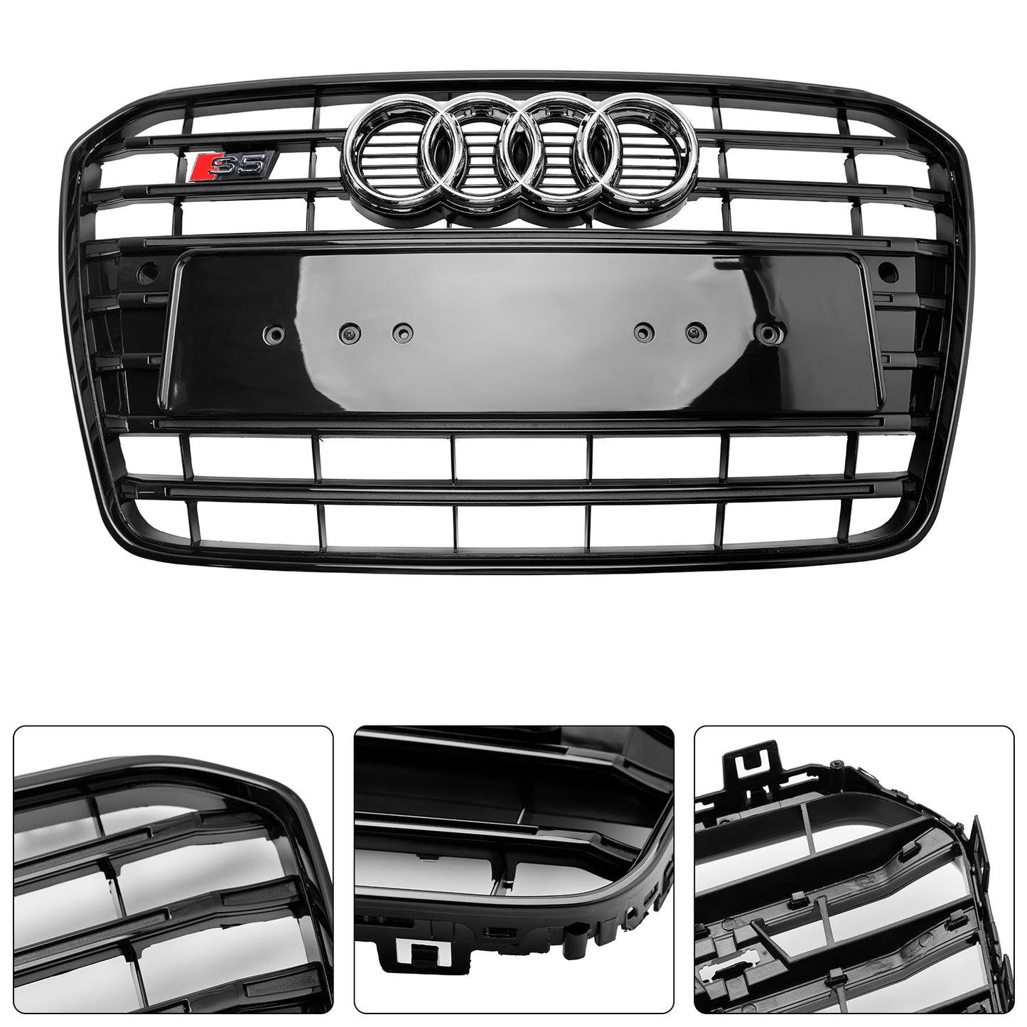 2013–2016 Audi A5 S5 B8.5 S5 Stil Frontgrill Grill schwarz