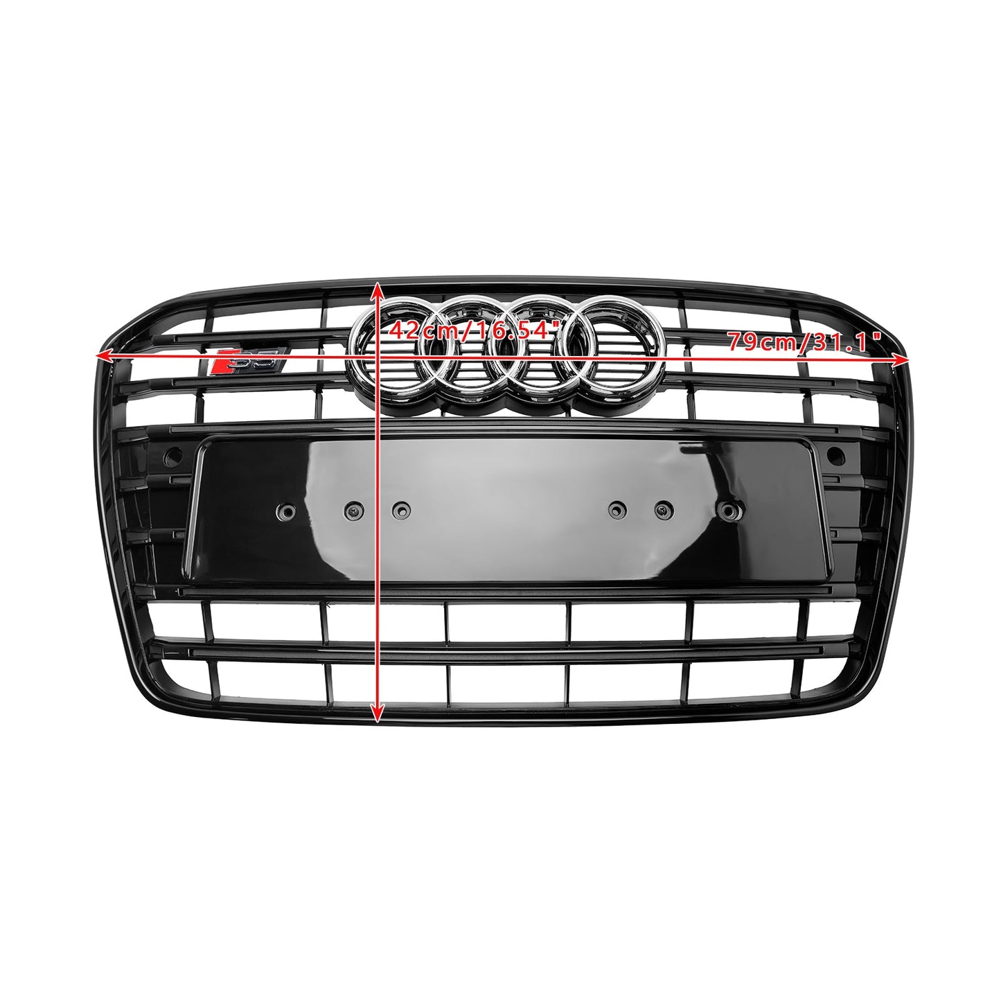 2013–2016 Audi A5 S5 B8.5 S5 Stil Frontgrill Grill schwarz