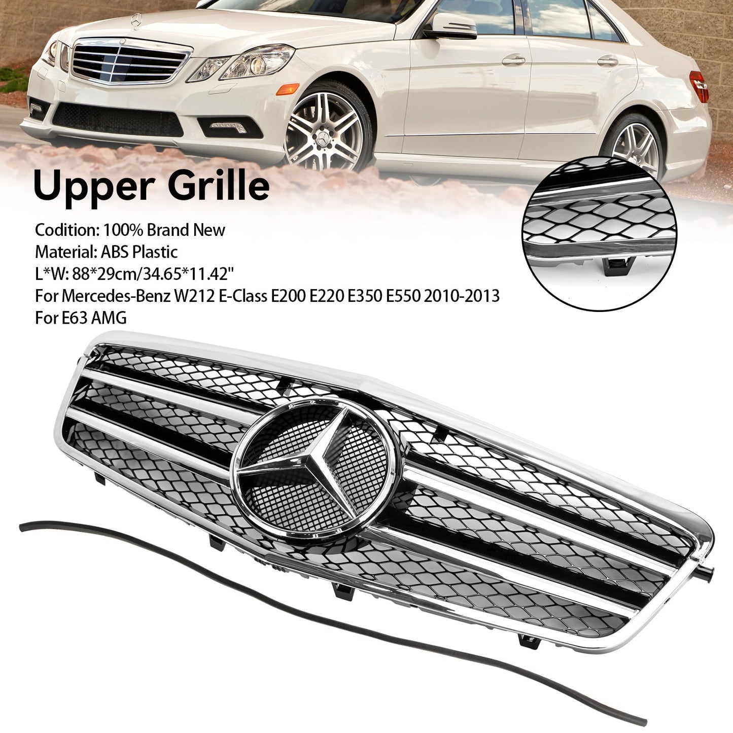 2010-2013Mercedes-Benz E-Klasse W212 E350 E550 Frontstoßstangengrill