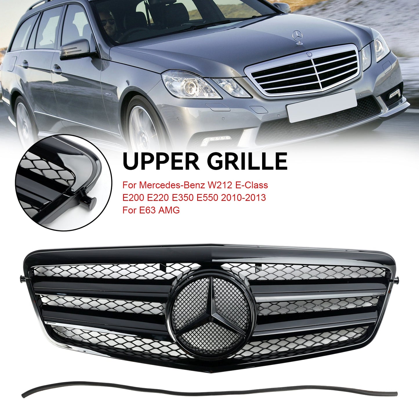 2010-2013 Mercedes Benz E-Klasse W212 E350 E550 Kühlergrill für die Frontstoßstange