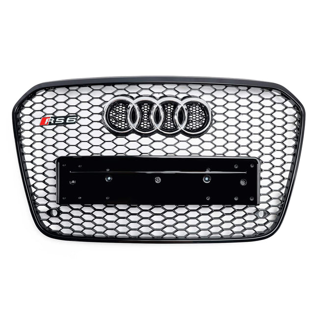 2012-2015 Audi A6 C7 S6 RS6 Stil Wabengrill für Frontstoßstange