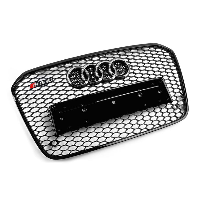 2012-2015 Audi A6 C7 S6 RS6 Stil Wabengrill für Frontstoßstange