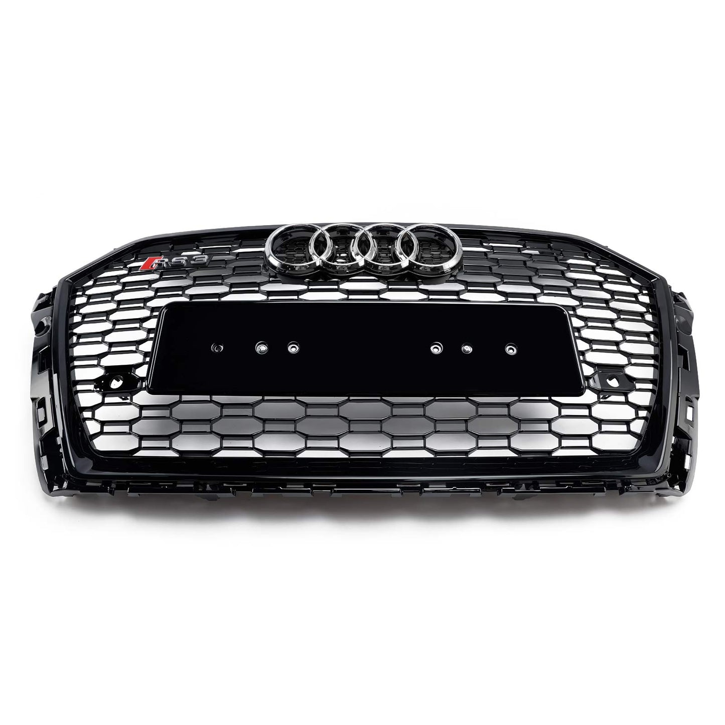 2017–2019 Audi A3 8V RS3 Style Wabengitter Frontstoßstangengrill schwarz