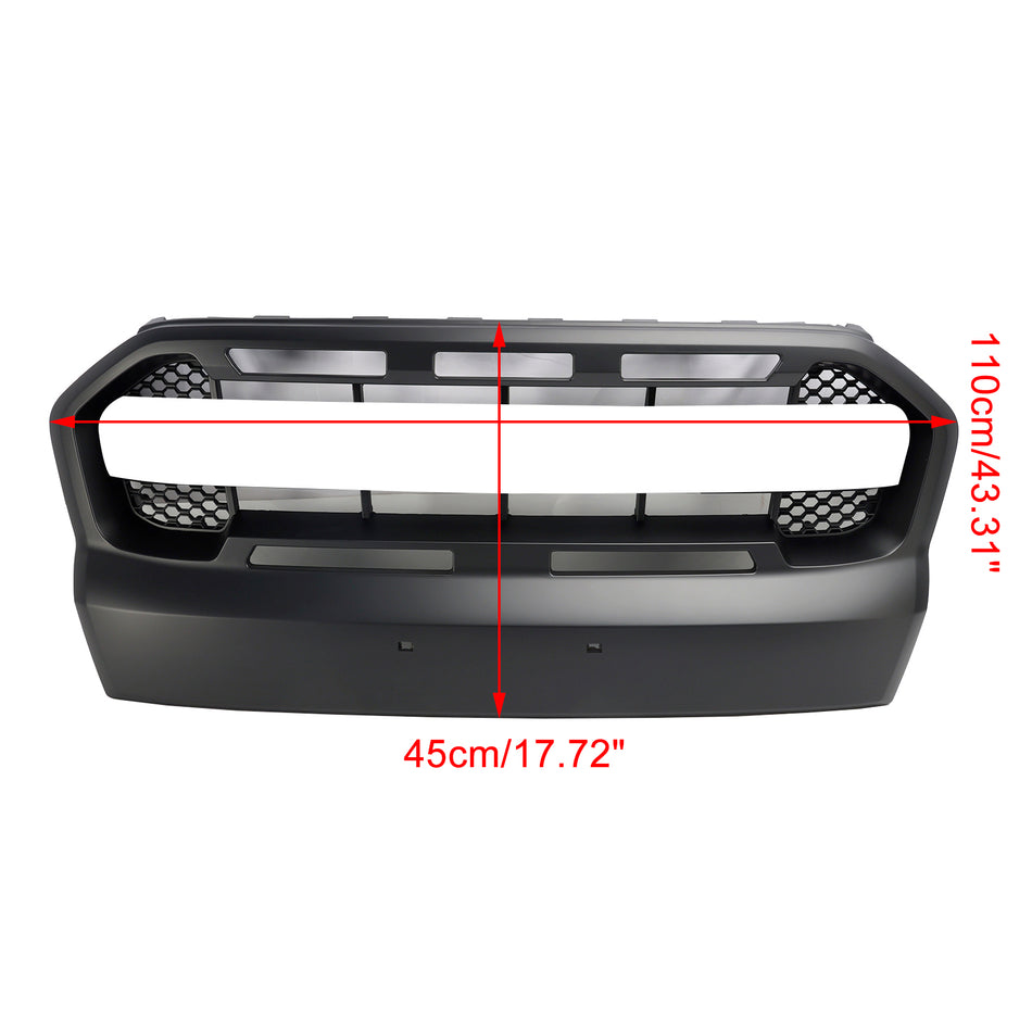 Matt Schwarz Ranger Raptor Style Front Bumper Grill Für Ford Ranger 2015-2019 T7