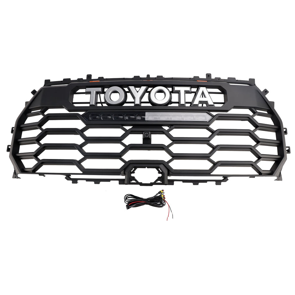 2022-2025 Toyota Tundra TRD PRO Mattschwarzer Frontgrill mit Kameraloch 53101-0C220 53101-0C220