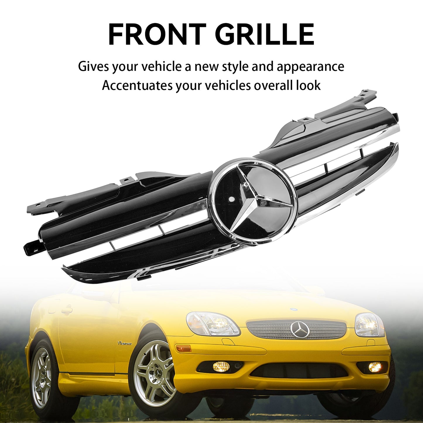 1998-2004 Mercedes Benz SLK-Klasse R170 SLK320 SLK230 SLK200 Kühlergrill für die Frontstoßstange