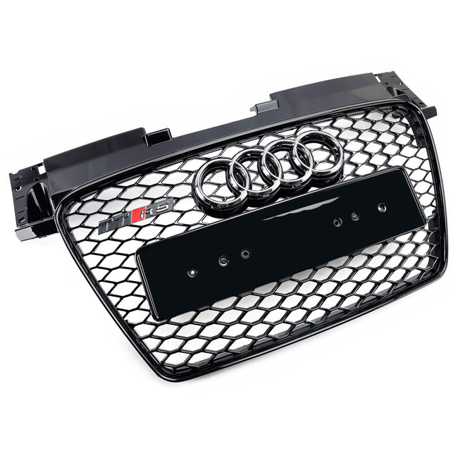 2006–2014 Audi TT TTS RS Style Front Wabengrill Grill schwarz glänzend