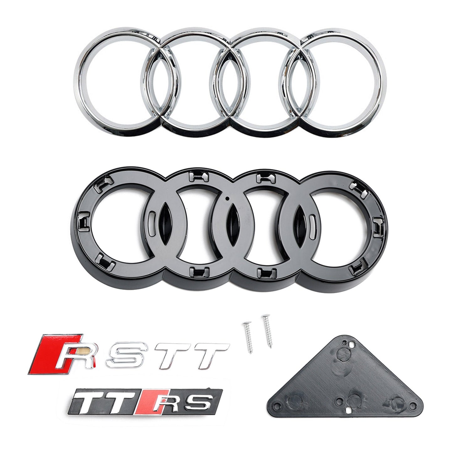 2006–2014 Audi TT TTS RS Style Front Wabengrill Grill schwarz glänzend