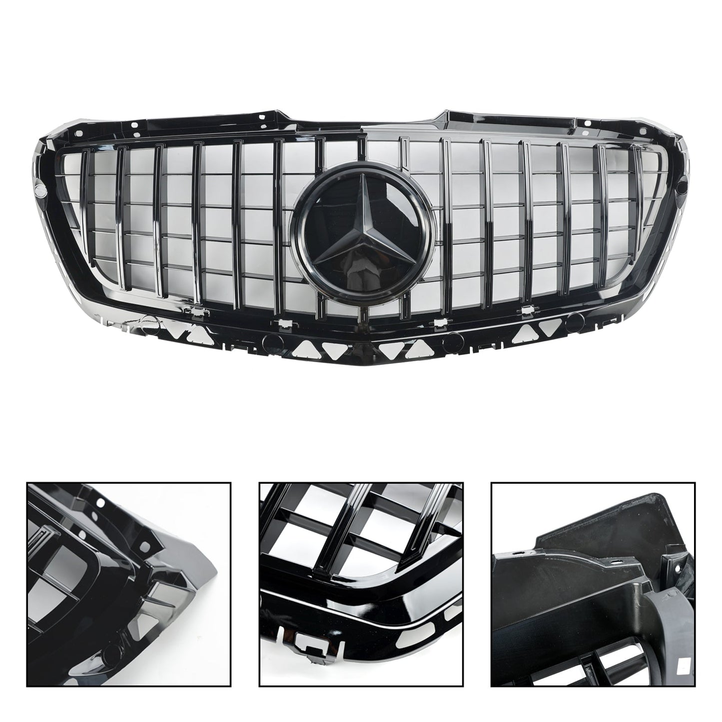 Kühlergrill für die Frontstoßstange, schwarz, für Mercedes Benz Sprinter W906, 2014–2018