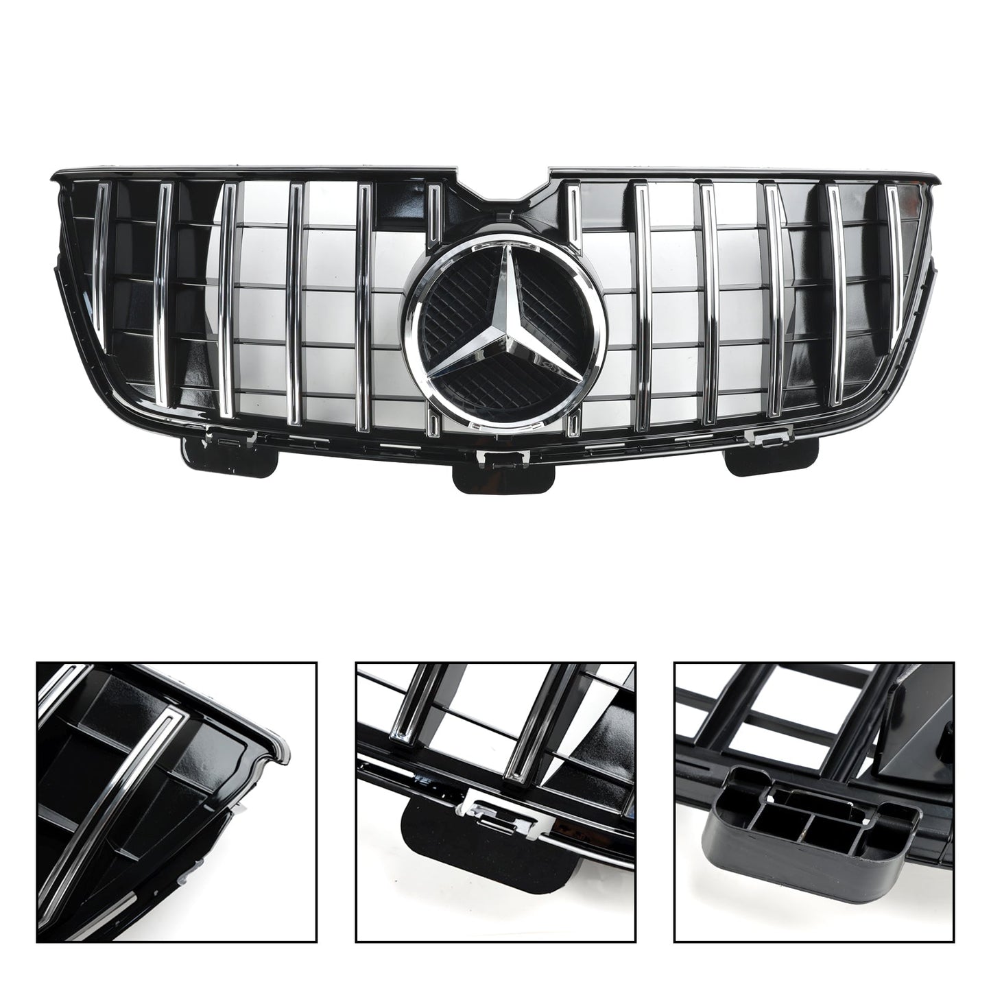 2010-2012 Mercedes-Benz GL X164 GL450 GL500 Frontstoßstangengrill Chrom