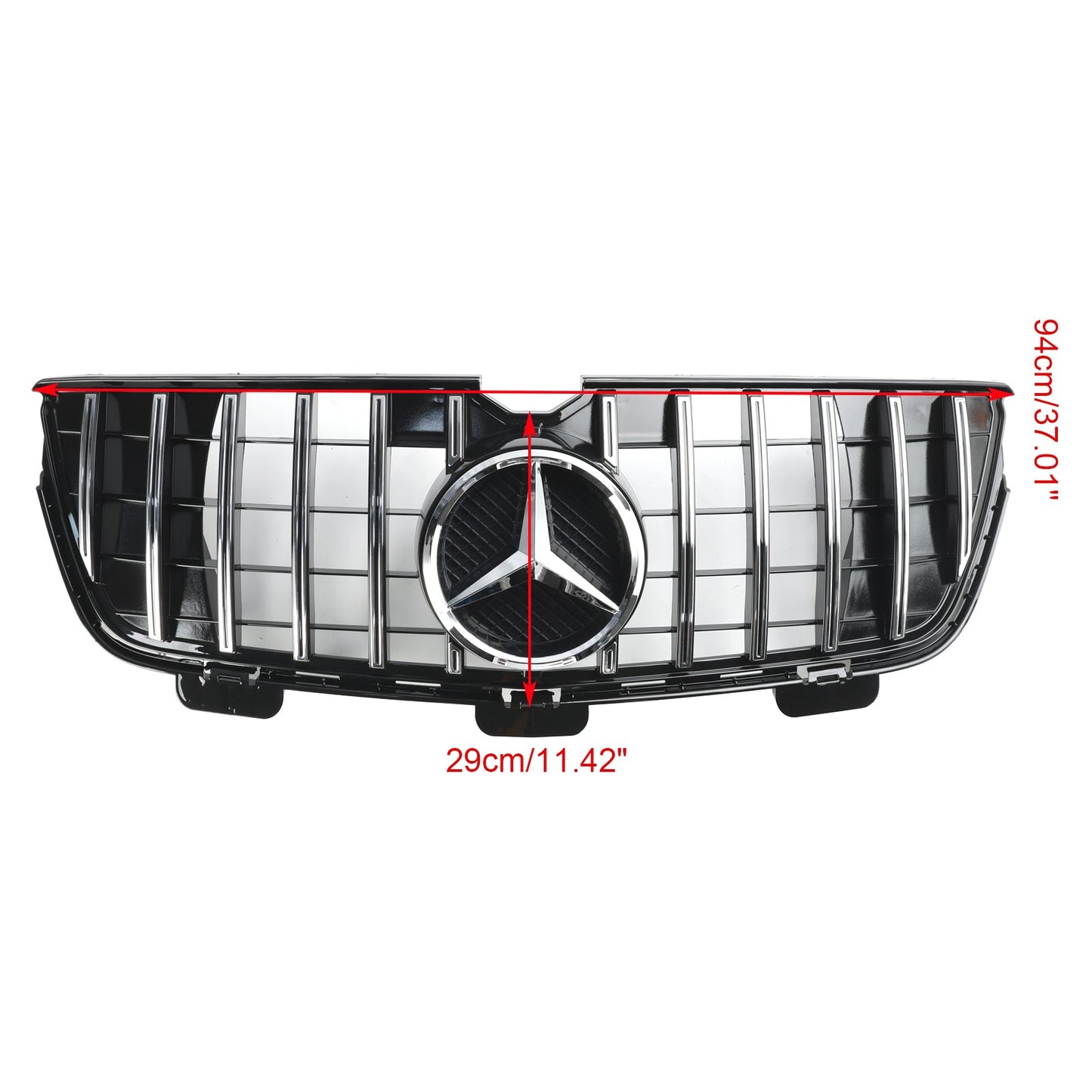 2010-2012 Mercedes-Benz GL X164 GL450 GL500 Frontstoßstangengrill Chrom