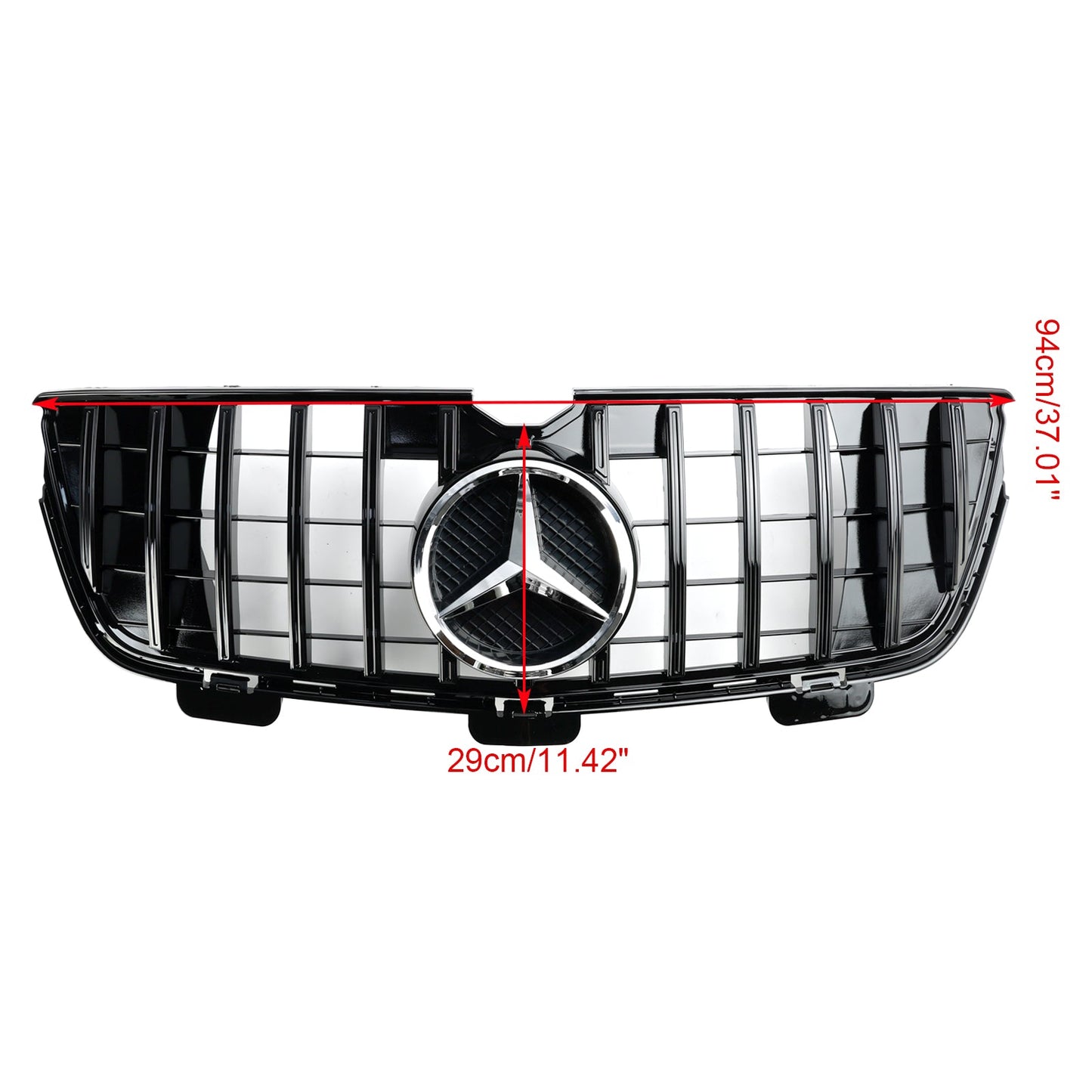 2010-2012 Mercedes-Benz GL X164 GL450 GL500 Frontstoßstangengrill Chrom